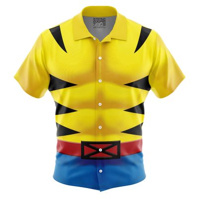 Wolverine Marvel Button Up Hawaiian Shirt