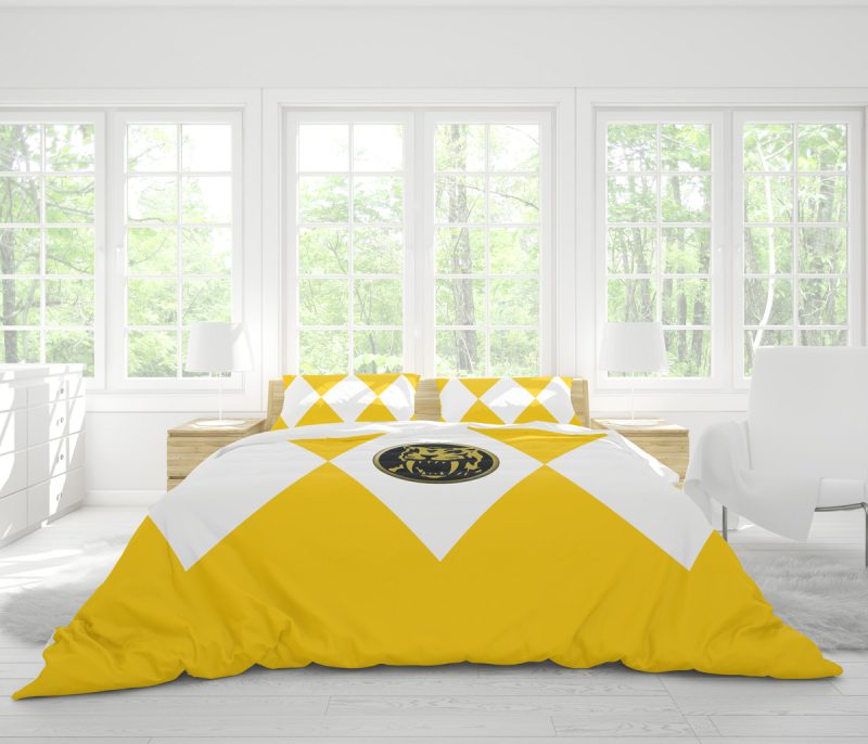 Yellow Ranger Mighty Morphin Power Rangers Bedding Set - Image 4