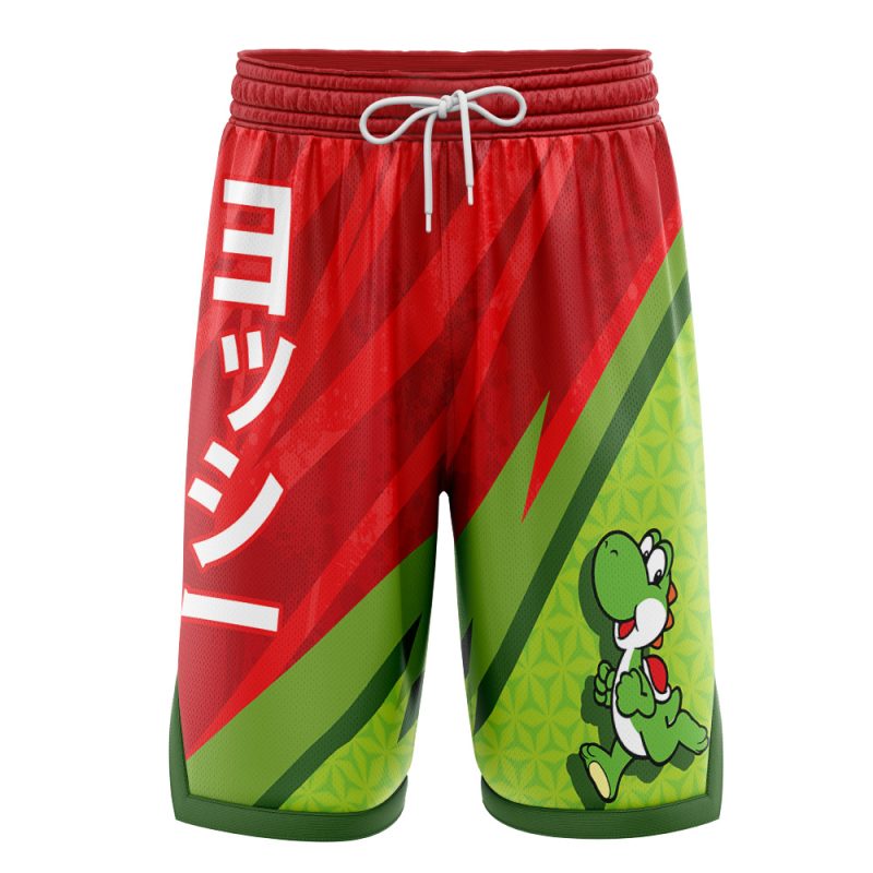 Yoshi Super Mario Bros Basketball Shorts