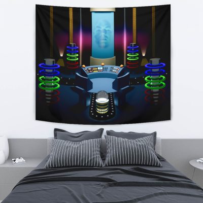 Zordon Command Center Power Ranger Tapestry