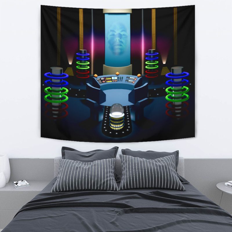 Zordon Command Center Power Ranger Tapestry
