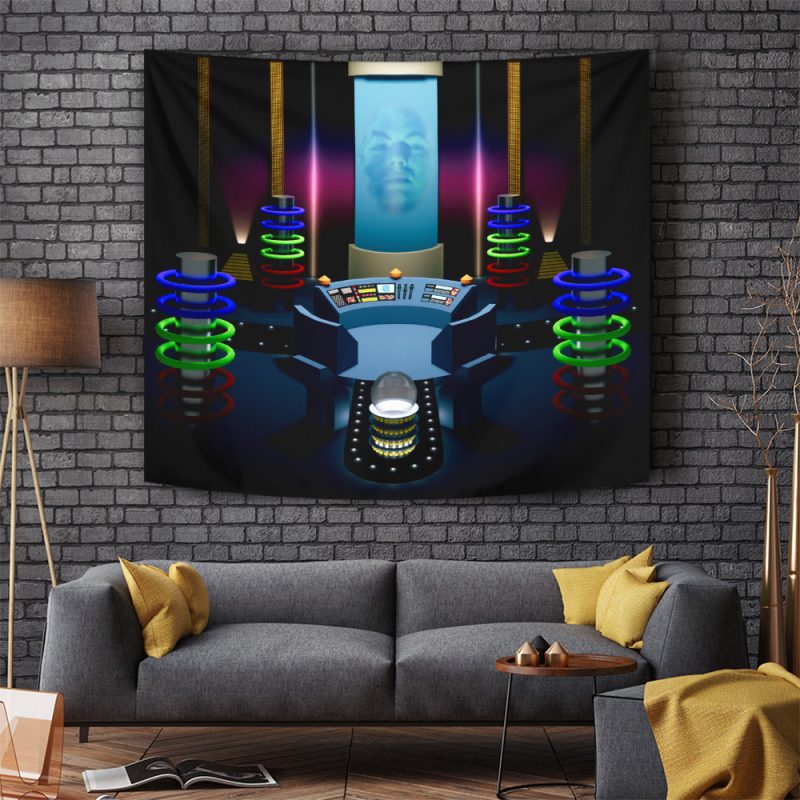 Zordon Command Center Power Ranger Tapestry