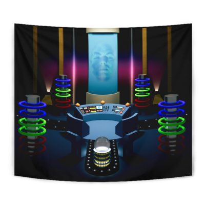 Zordon Command Center Power Ranger Tapestry