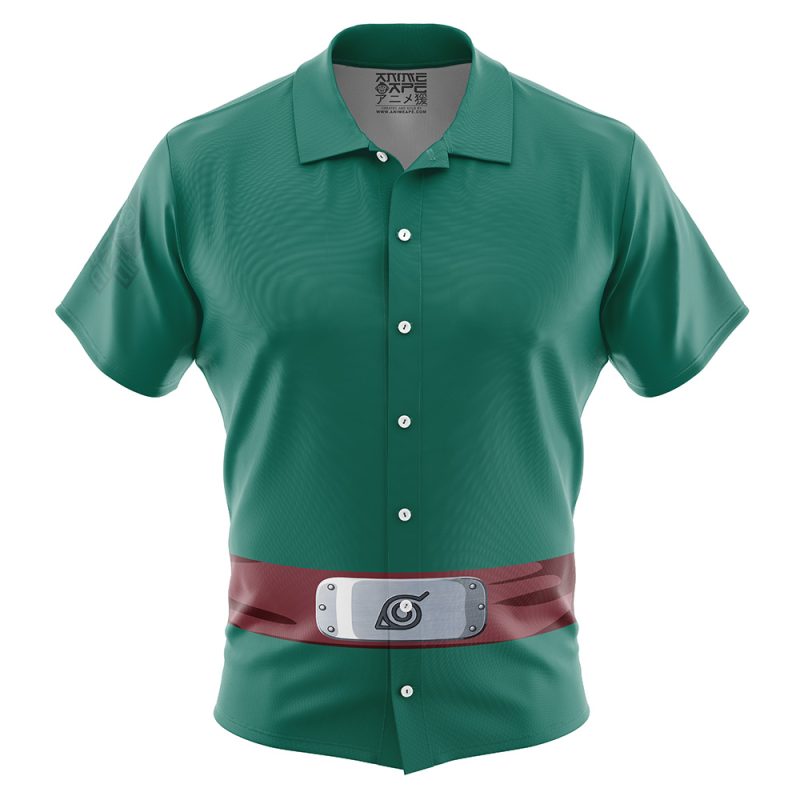 Rock Lee Button Up Hawaiian Shirt