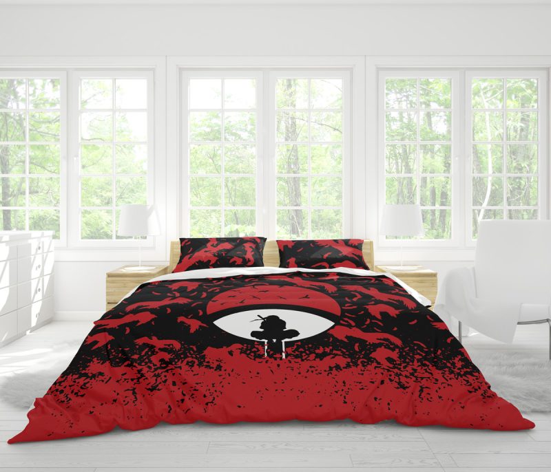 Itachi Uchiha Crows Shippuden Bedding Set - Image 4