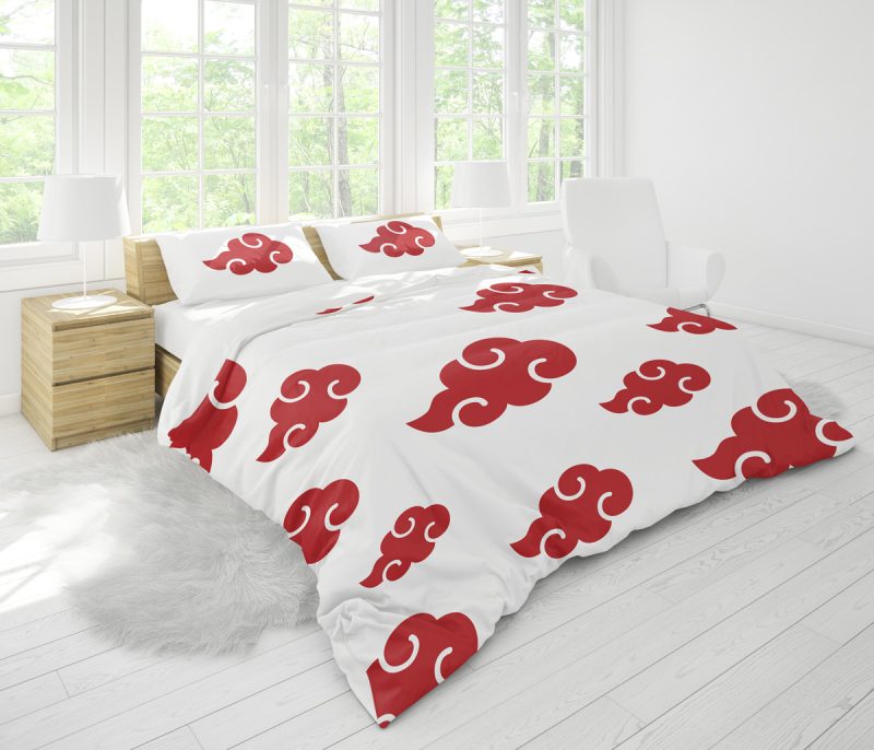 White Akatsuki  Bedding Set - Image 3
