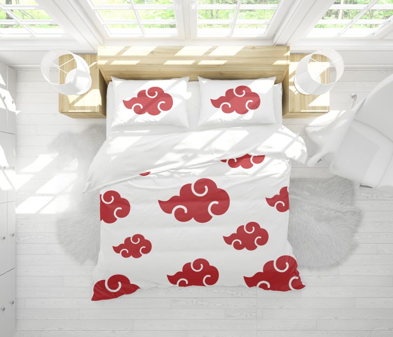 White Akatsuki  Bedding Set - Image 2