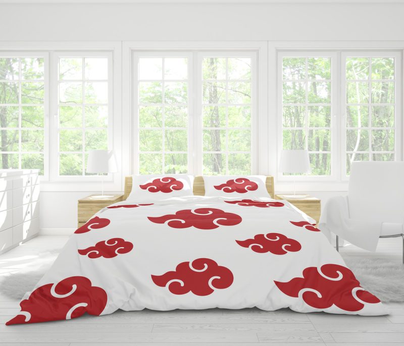 White Akatsuki  Bedding Set - Image 4