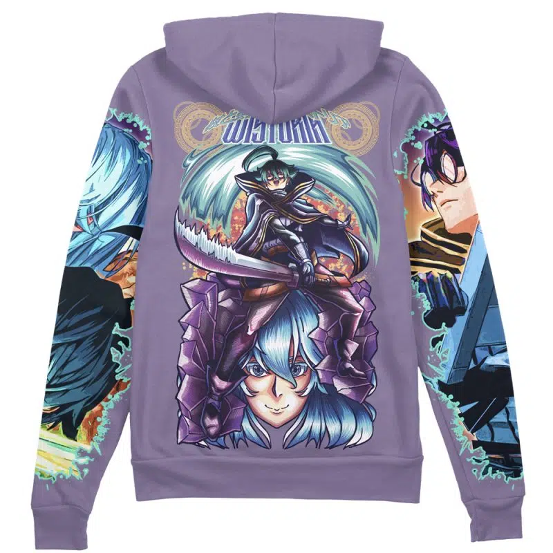 Wistoria Wand and Sword Streetwear Zip Hoodie Jacket
