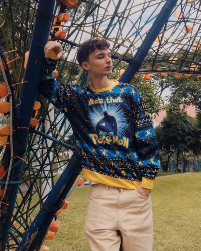 Barry Wood Who's that Pokemon Ugly Christmas Sweater