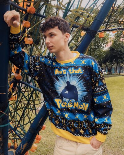 Barry Wood Who's that Pokemon Ugly Christmas Sweater