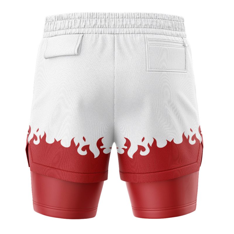 4th Hokage Shippuden 2-in-1 Performance Shorts - Image 4