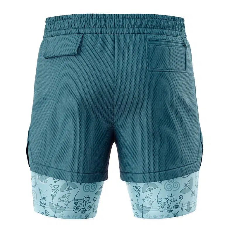 Air Nomads Avatar The Last Airbender 2-in-1 Performance Shorts - Image 4