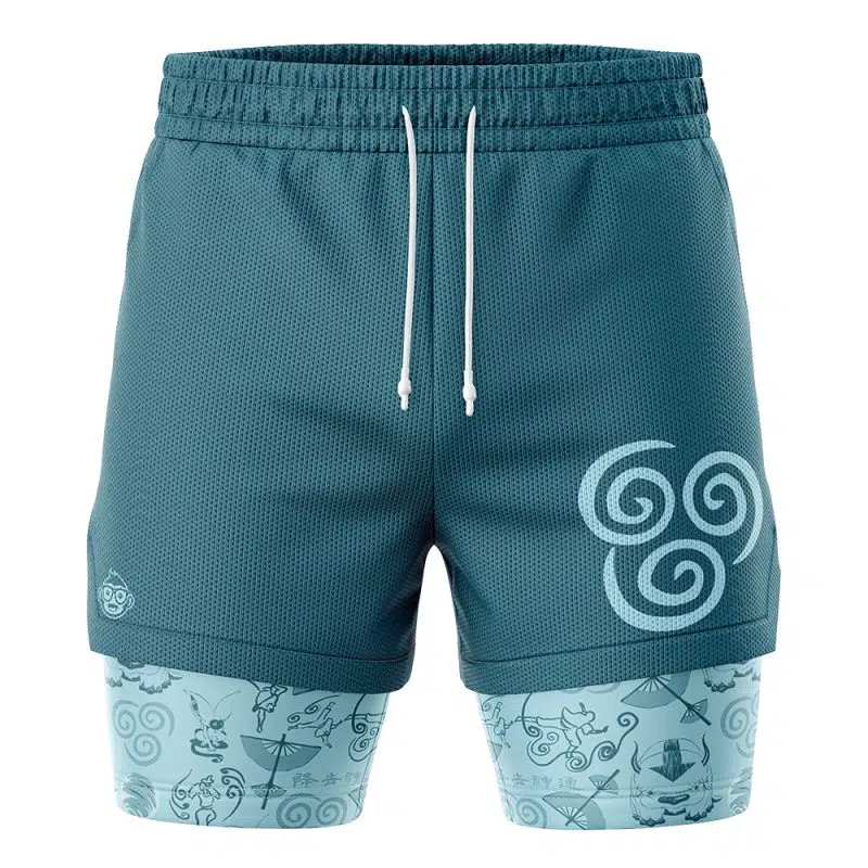 Air Nomads Avatar The Last Airbender 2-in-1 Performance Shorts - Image 2