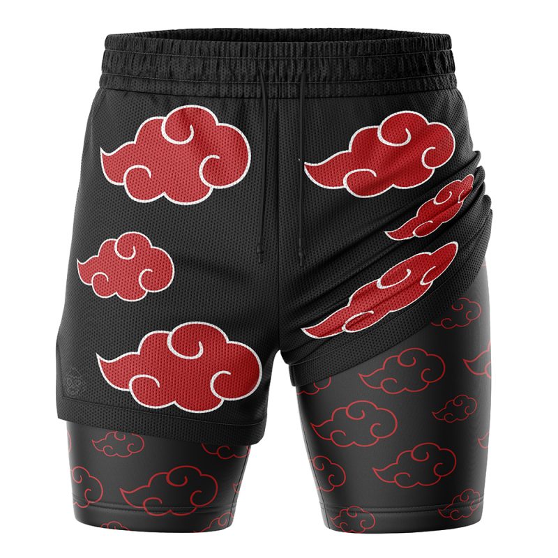 Akatsuki Black 2-in-1 Performance Shorts - Image 2