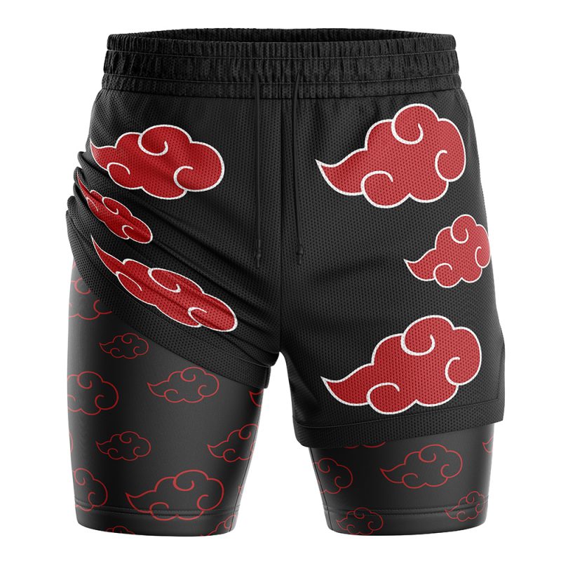Akatsuki Black 2-in-1 Performance Shorts - Image 3