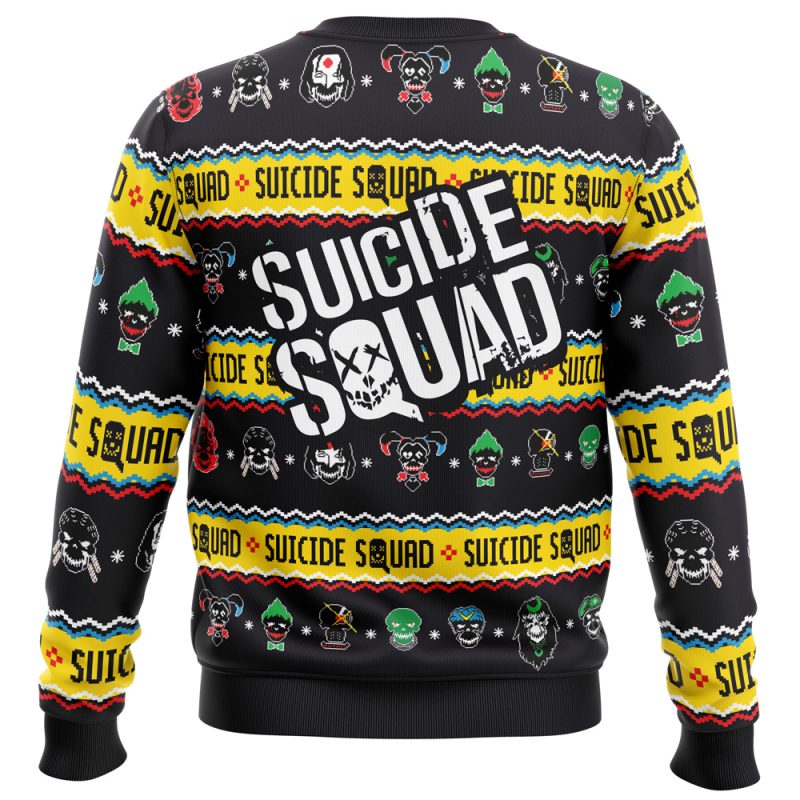 Anti-Hero Team Suicide Squad DC Comics Ugly Christmas Sweater - Image 2