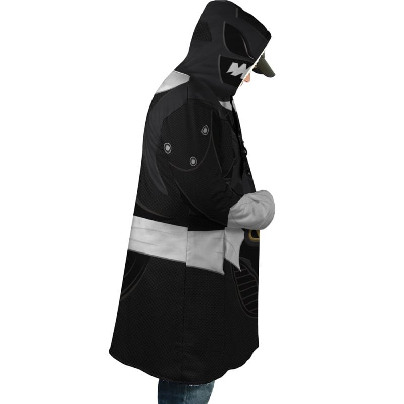 Black Psycho Rangers Dream Cloak Coat - Image 3