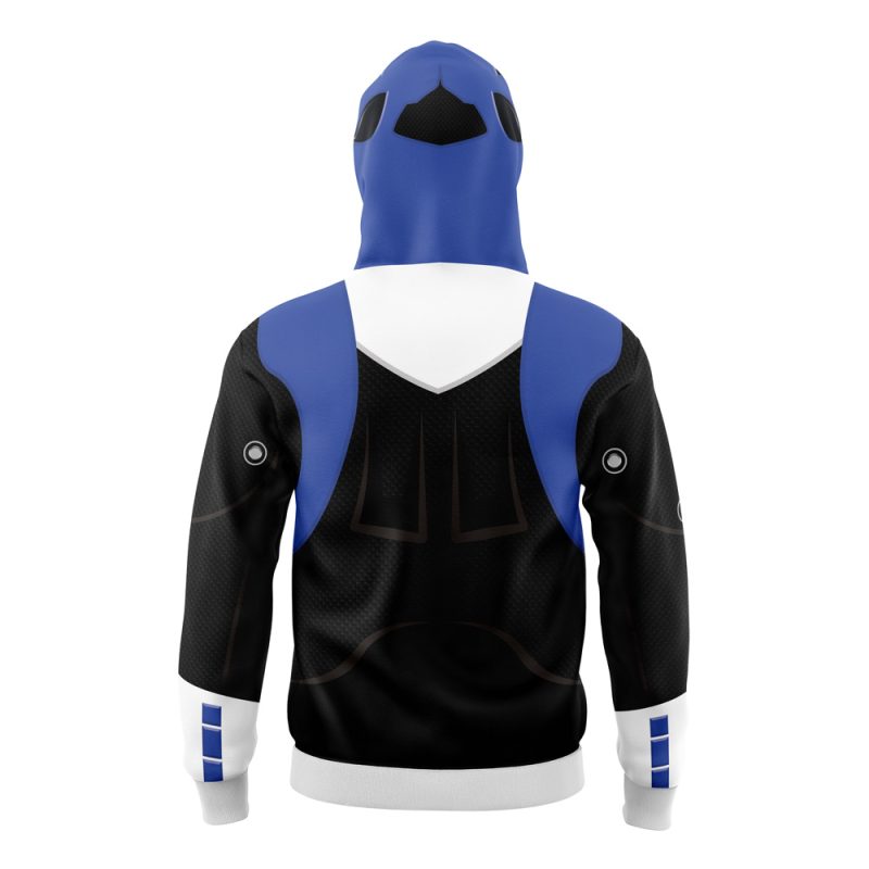 Blue Psycho Rangers Masked Hoodie - Image 2