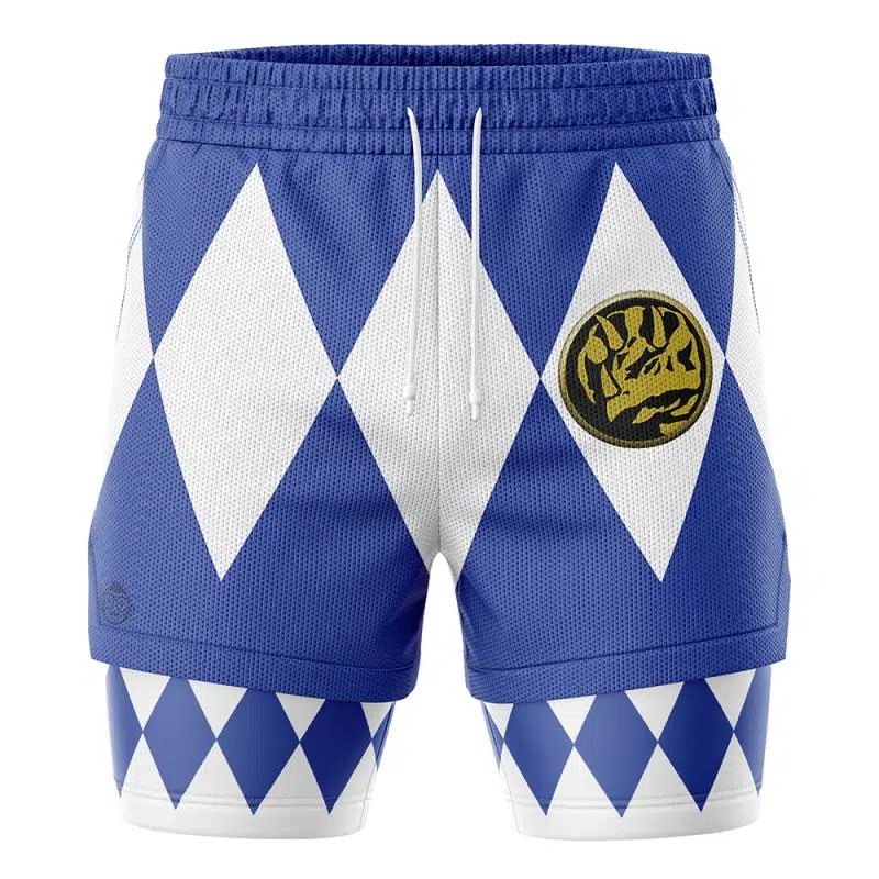Blue Ranger V1 Mighty Morphin Power Rangers 2-in-1 Performance Shorts