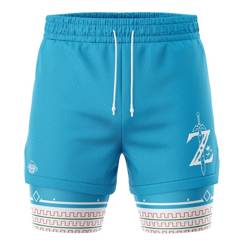 Breath of the Wild Legend of Zelda 2-in-1 Performance Shorts