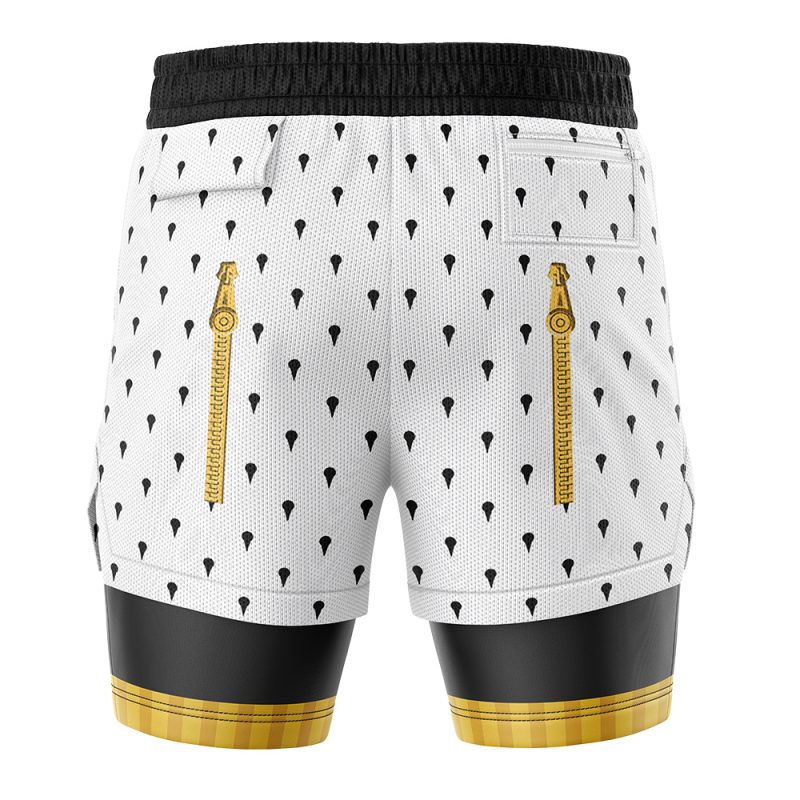Bruno Bucciarati Jojo's Bizarre Adventure 2-in-1 Performance Shorts - Image 4