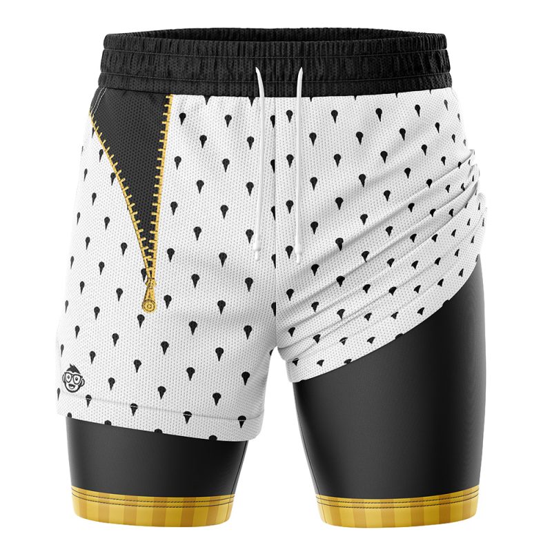 Bruno Bucciarati Jojo's Bizarre Adventure 2-in-1 Performance Shorts - Image 2