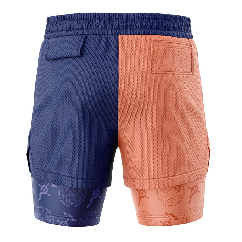Chimera Nina Fullmetal Alchemist 2-in-1 Performance Shorts - Image 4