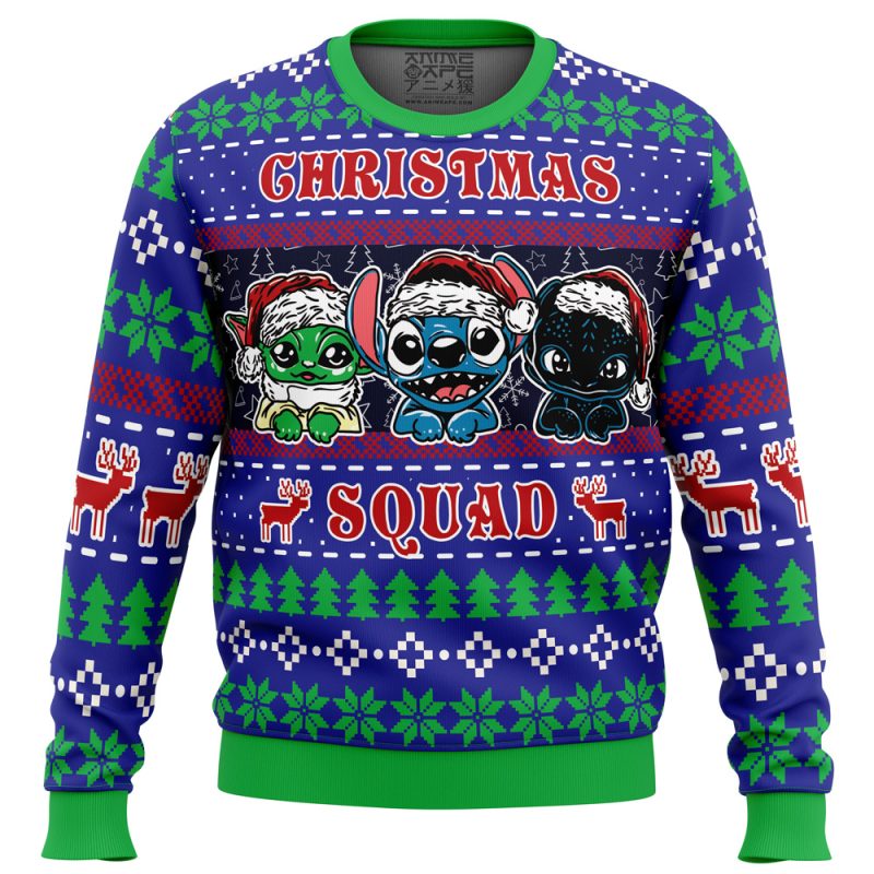 Christmas Squad Pop Culture Ugly Christmas Sweater