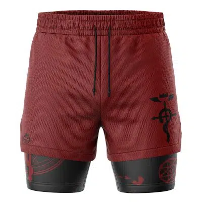 Edward Elric Fullmetal Alchemist 2-in-1 Performance Shorts