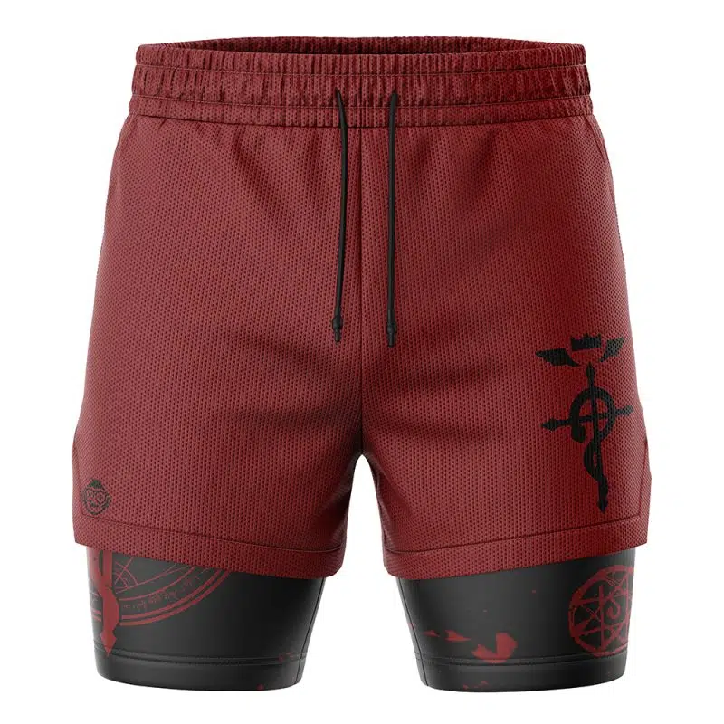 Edward Elric Fullmetal Alchemist 2-in-1 Performance Shorts