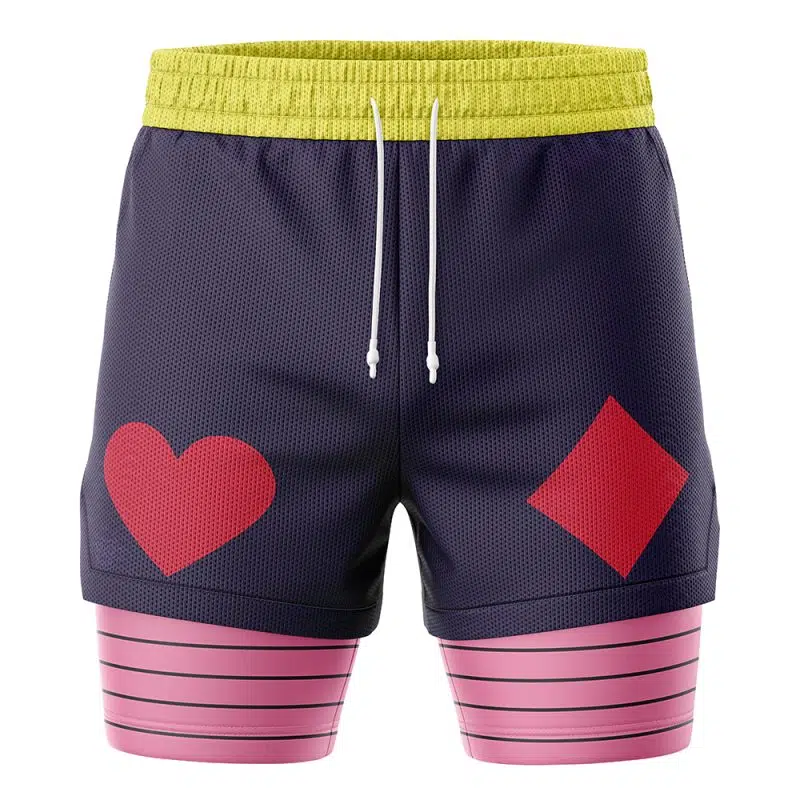 Hisoka First Outfit Hunter X Hunter 2-in-1 Performance Shorts