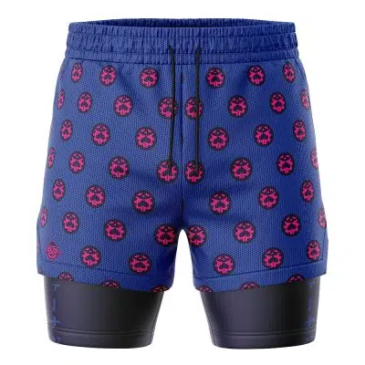 Giorno Giovanna Jojo's Bizarre Adventure 2-in-1 Performance Shorts