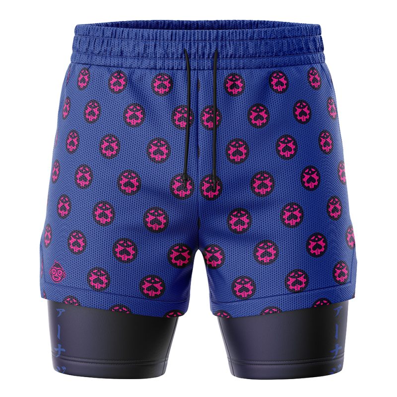 Giorno Giovanna Jojo's Bizarre Adventure 2-in-1 Performance Shorts
