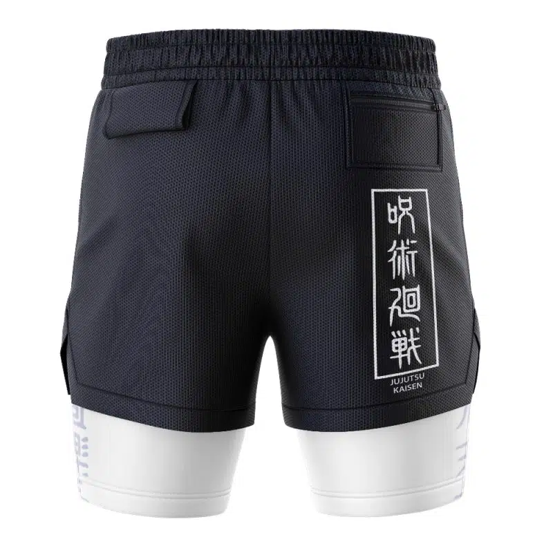 Gojo Satoru Jujutsu Kaisen 2-in-1 Performance Shorts - Image 4
