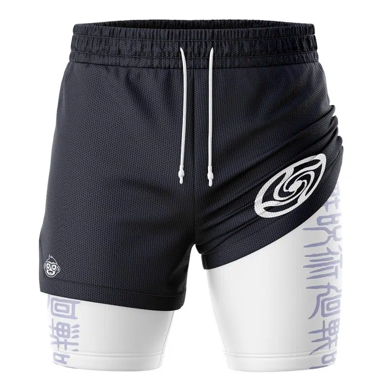 Gojo Satoru Jujutsu Kaisen 2-in-1 Performance Shorts - Image 2