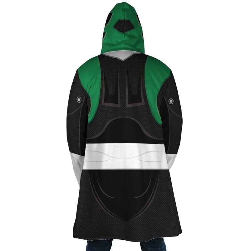 Green Psycho Rangers Dream Cloak Coat - Image 5