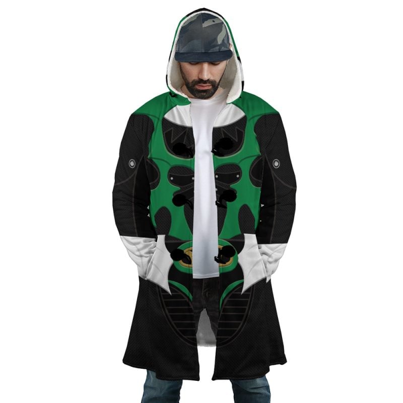 Green Psycho Rangers Dream Cloak Coat - Image 2