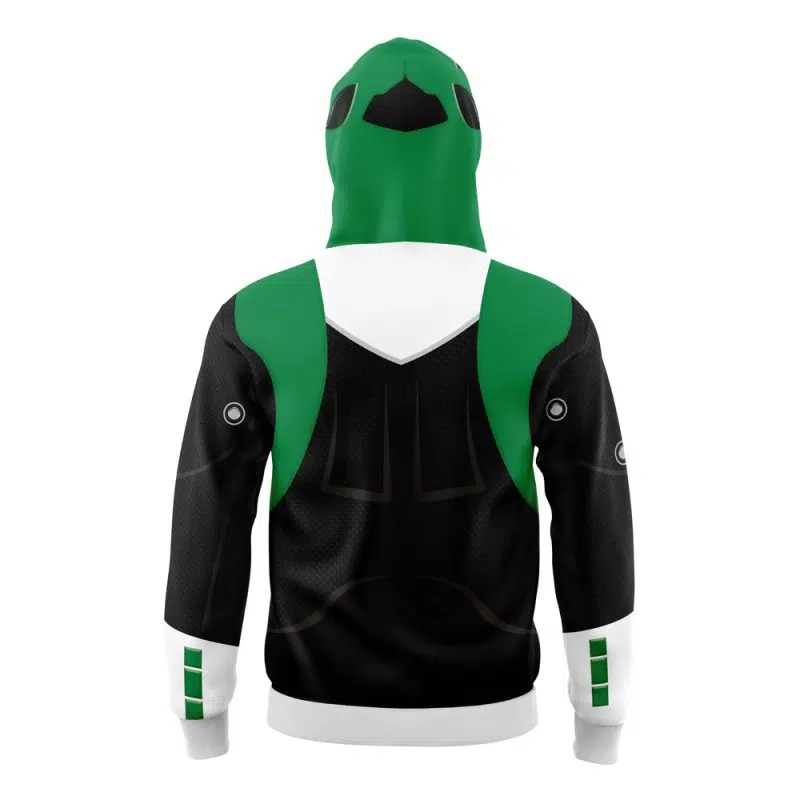 Green Psycho Rangers Masked Hoodie - Image 2