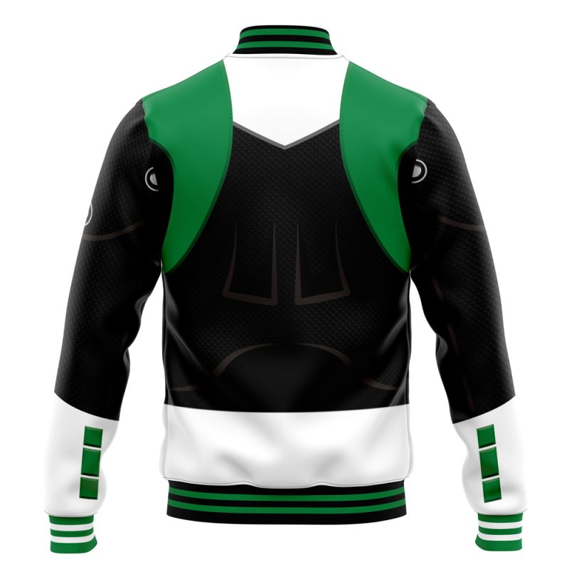 Green Psycho Rangers Varsity Jacket - Image 4