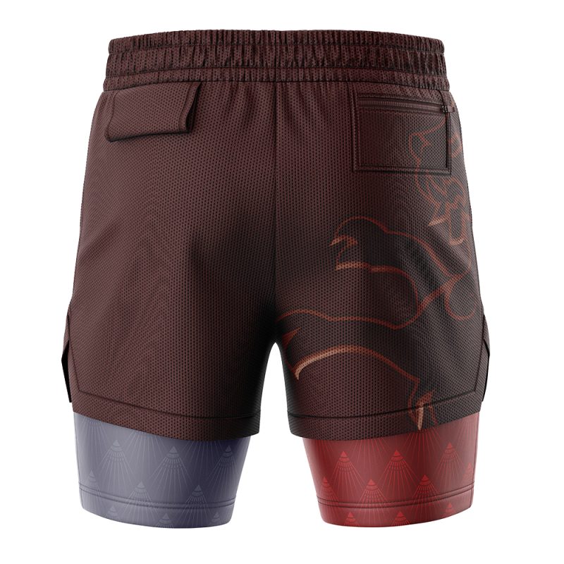 Gryffindor Hogwarts Legacy Harry Potter 2-in-1 Performance Shorts - Image 4
