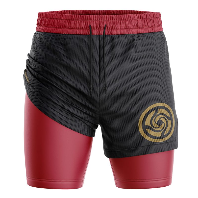 Itadori Yuji Jujutsu Kaisen 2-in-1 Performance Shorts - Image 3