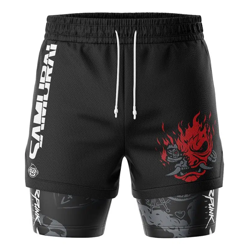 John Silverhand Cyberpunk 2077 2-in-1 Performance Shorts