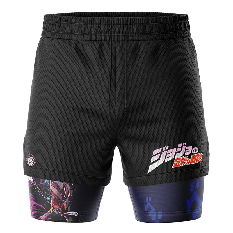 Jotaro Kujo Jojo's Bizarre Adventure 2-in-1 Performance Shorts