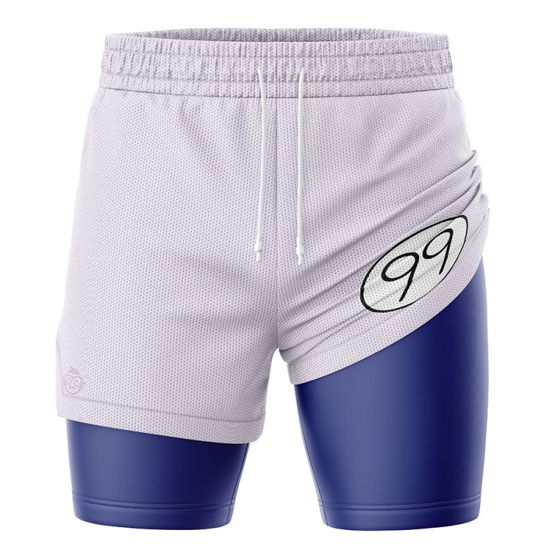 Killua Hunter X Hunter 2-in-1 Performance Shorts - Image 2