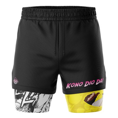 Kono Dio Da Jojo's Bizarre Adventure 2-in-1 Performance Shorts