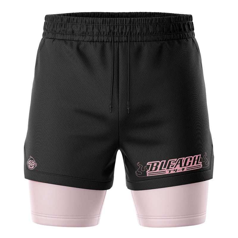 Kyoraku Shunsui Bleach 2-in-1 Performance Shorts - Image 2