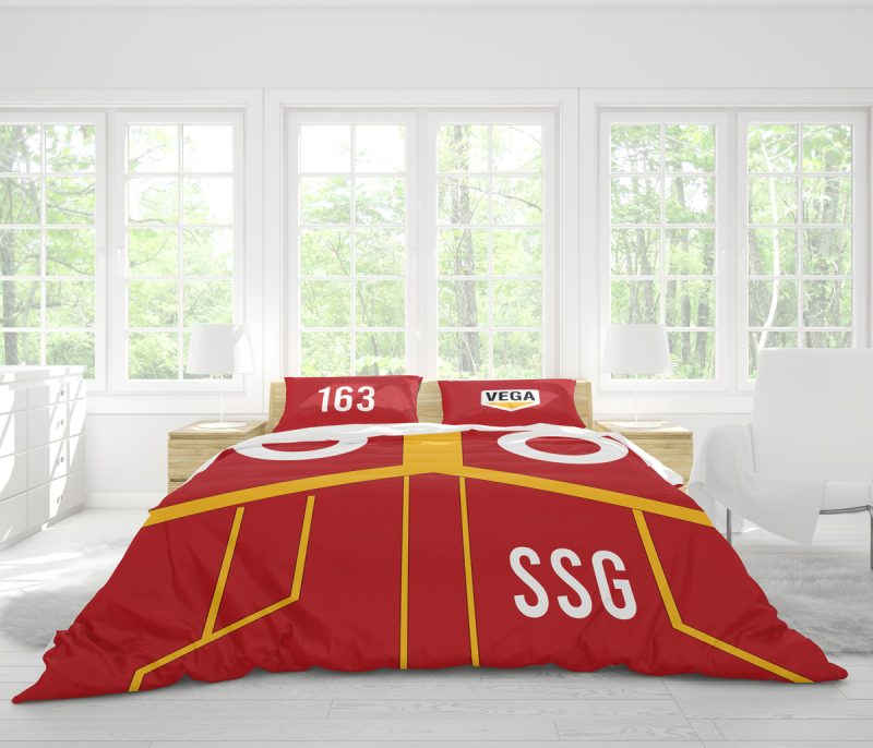 Luffy Egghead Outfit Pattern One Piece Bedding Set - Image 2