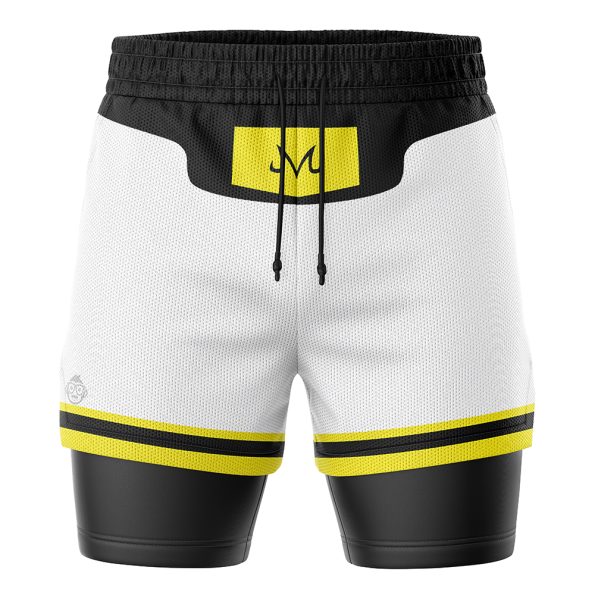 Majin Buu White DBZ 2-in-1 Performance Shorts