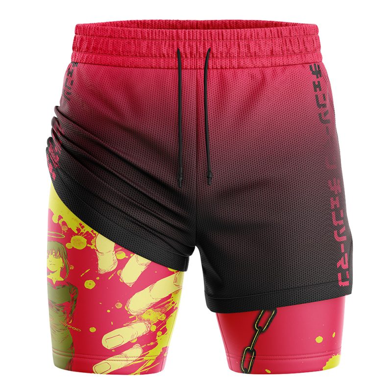 Makima Chainsaw Man 2-in-1 Performance Shorts